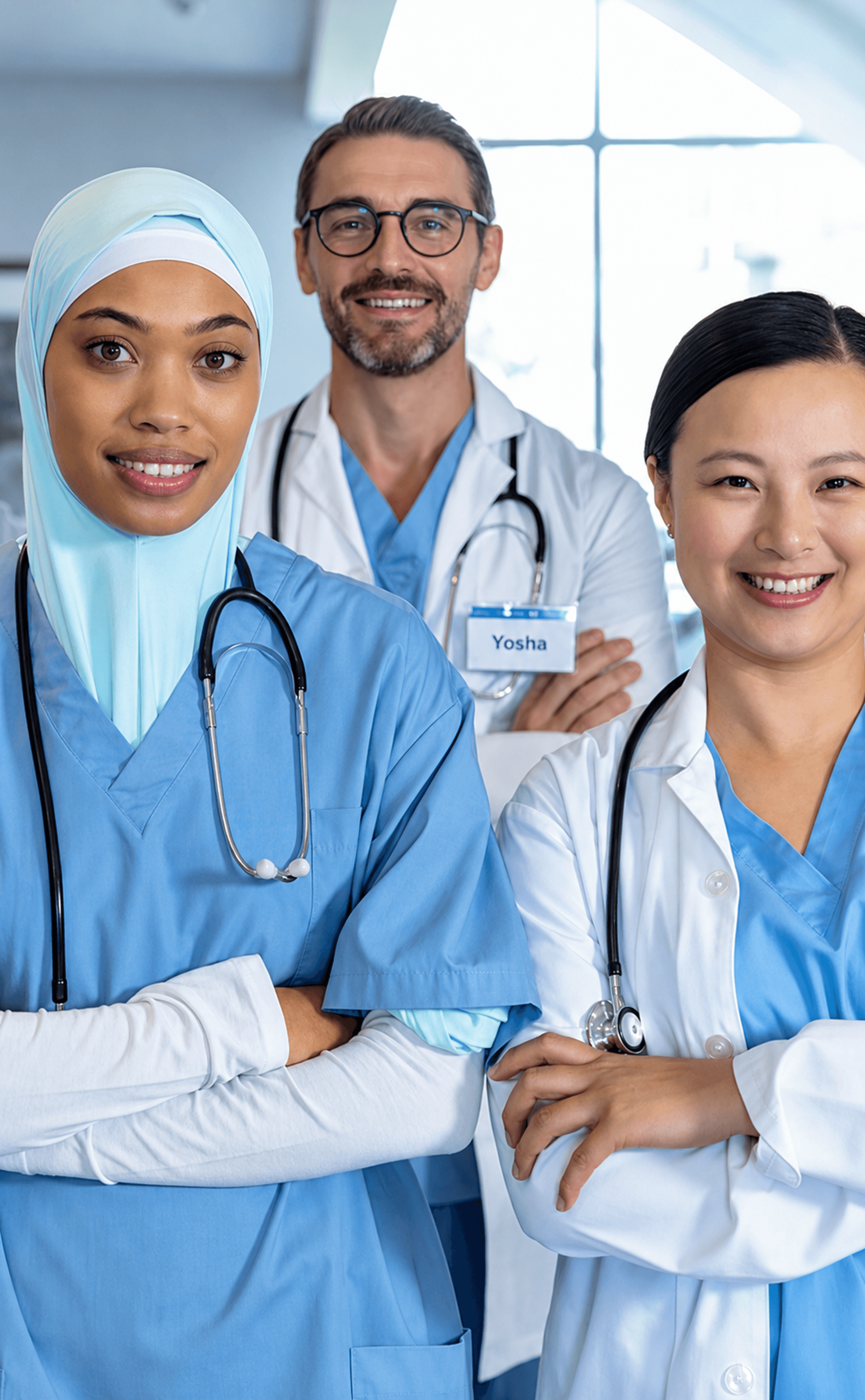 Three ITHS providers standing together